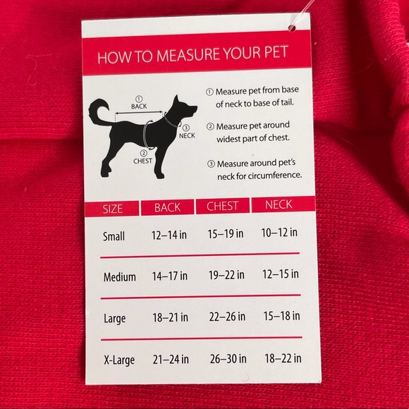 SimplyDog Naughty is the New Nice Hooded Dog Sweatshirt, Red, Medium, Large - Picture 3 of 5